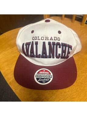 NHL Men's Burgundy and White Hat